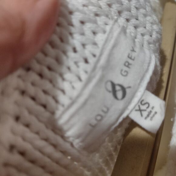 Lou & Grey Off White Sweater Size XS - Picture 4 of 5